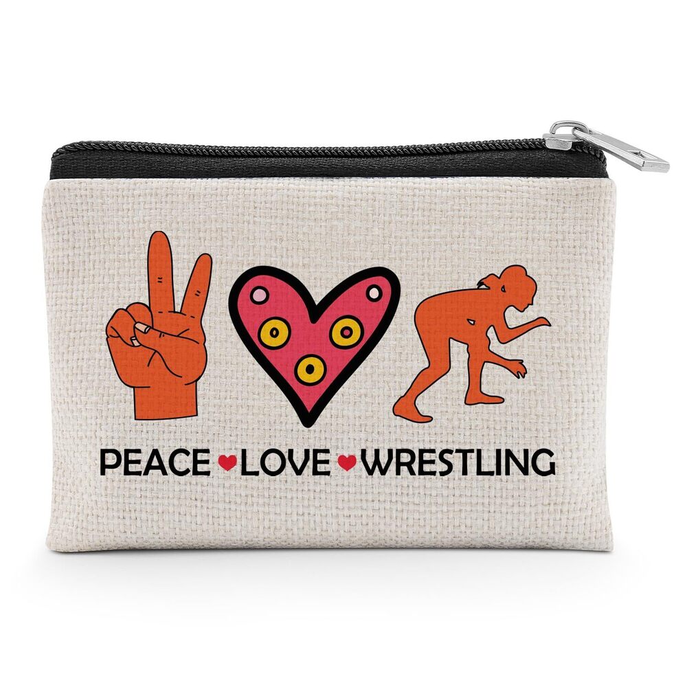 8245 Wrestler Gifts Coin Purse Wrestling Lover Gift Wrestling Gifts